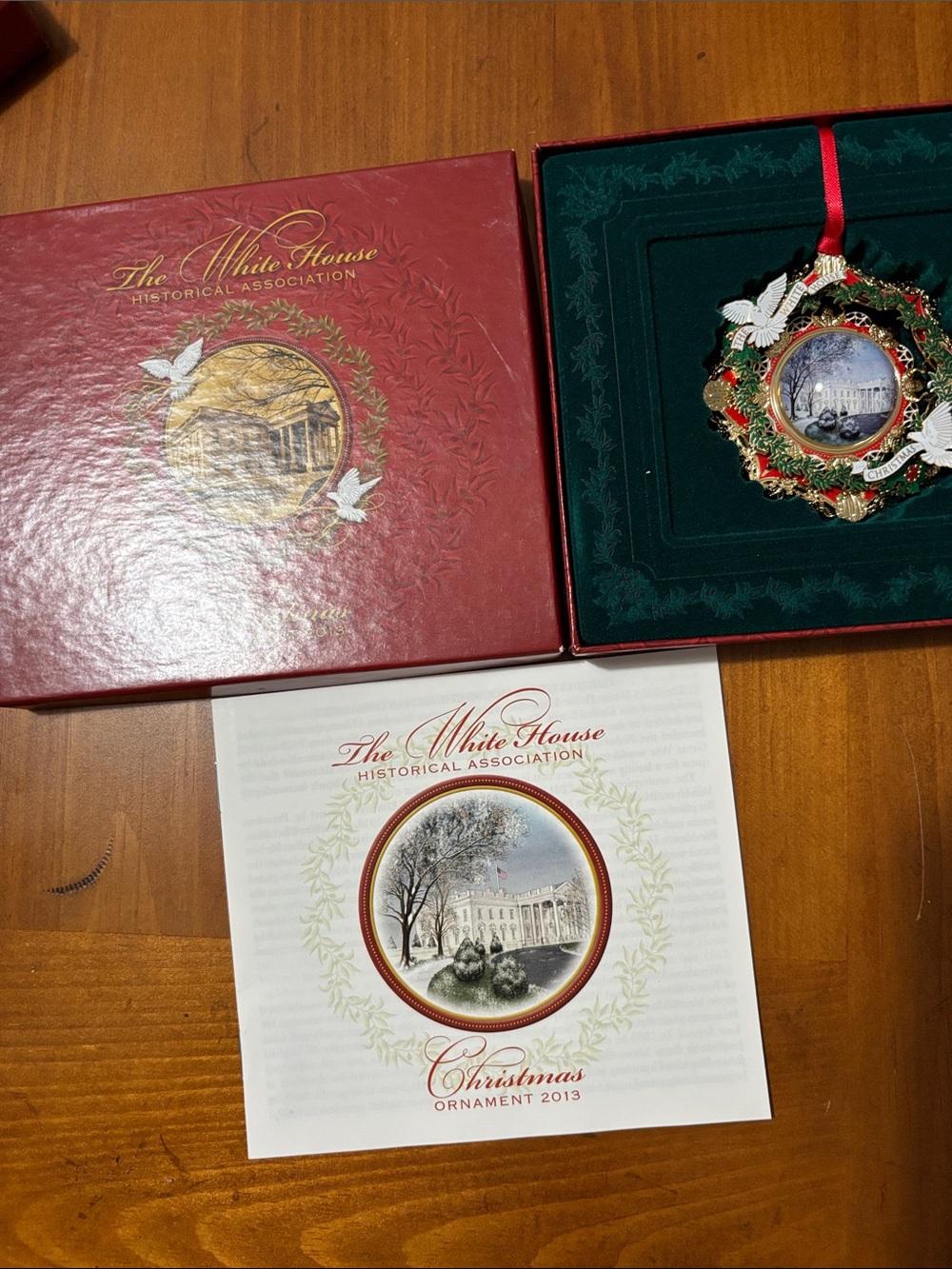 White House Christmas Ornament - 2013